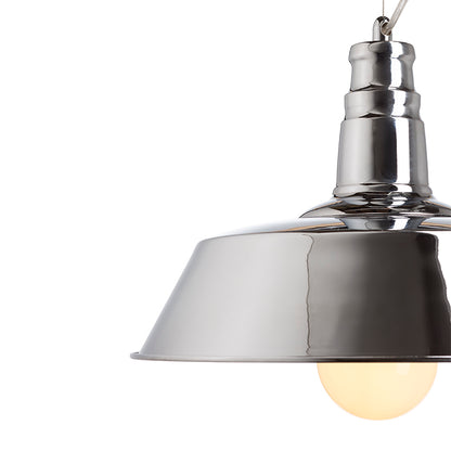 GOLDIE 36 závěsná chrom 230V LED E27 30W