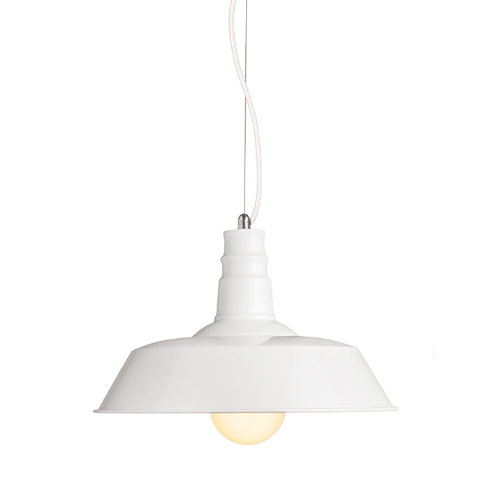 GOLDIE 36 závěsná bílá/bílá 230V LED E27 30W