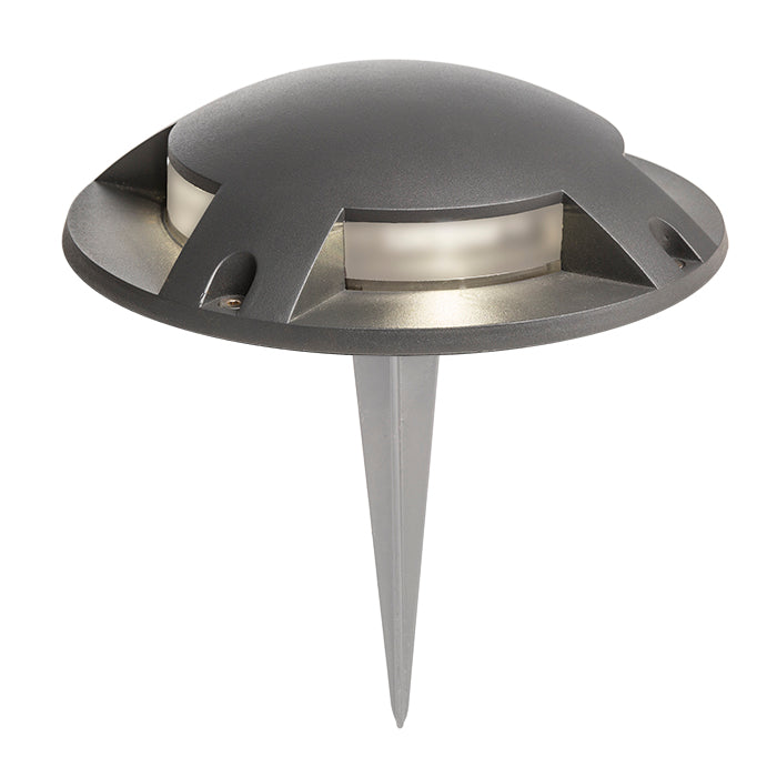 TOPTOP IV pozemní antracitová 230V LED 4x1W IP67 3000K