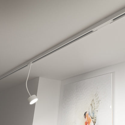 PIXIE na husím krku pro tříokr. lištu bílá 230V LED GX53 7W