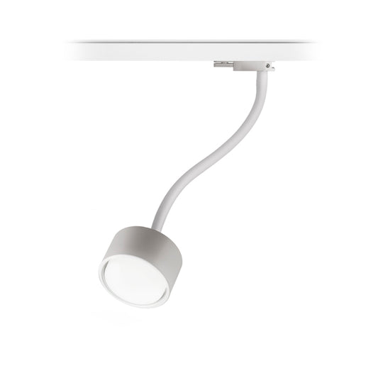 PIXIE na husím krku pro tříokr. lištu bílá 230V LED GX53 7W