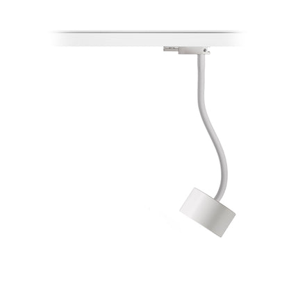 PIXIE na husím krku pro tříokr. lištu bílá 230V LED GX53 7W