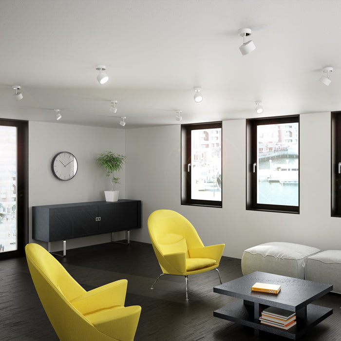 PIXIE náklopná bílá chrom 230V LED GX53 7W