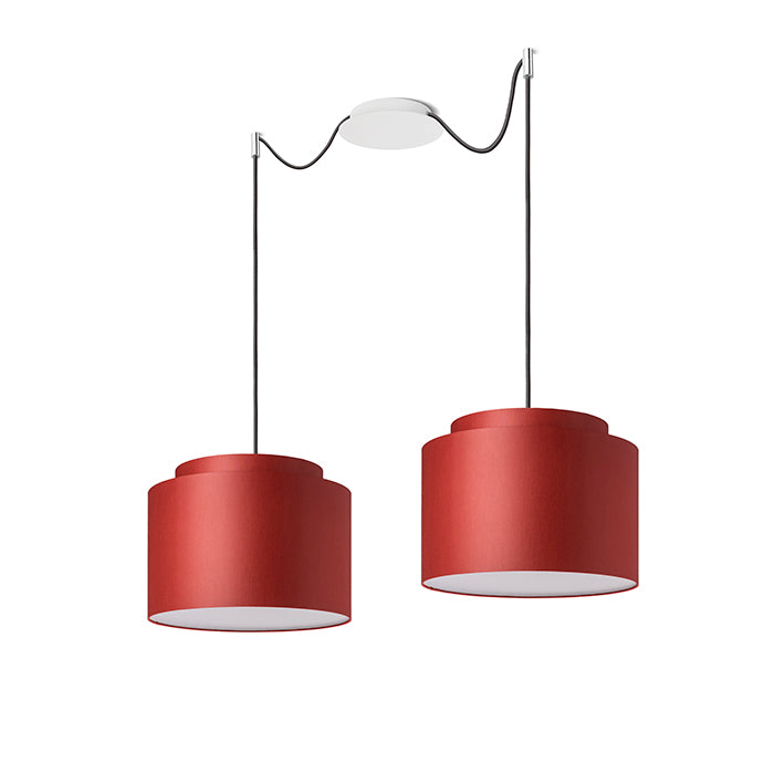 KOMBIX 2 závěsná sada BZ+ČK+CHO 230V LED E27 2x15W
