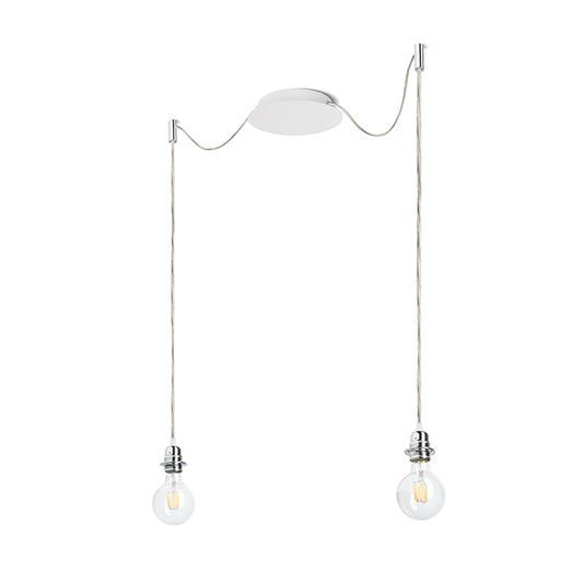 KOMBIX 2 závěsná sada BZ+TK+CHO 230V LED E27 2x15W