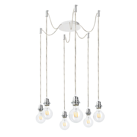 KOMBIX 6 závěsná sada BZ+TK+CHO 230V LED E27 6x15W