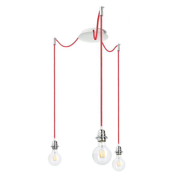 KOMBIX 3 závěsná sada CHZ+ČEK+CHO 230V LED E27 3x15W