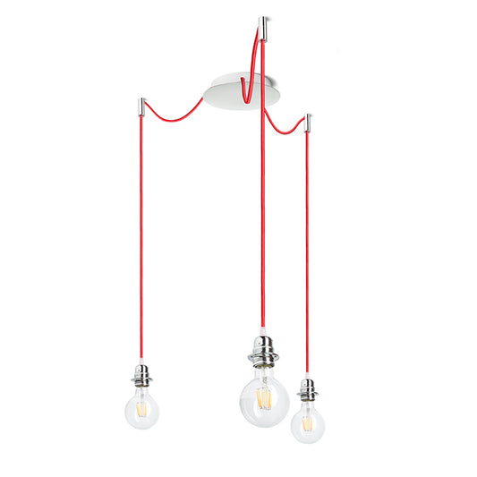 KOMBIX 3 závěsná sada CHZ+ČEK+CHO 230V LED E27 3x15W