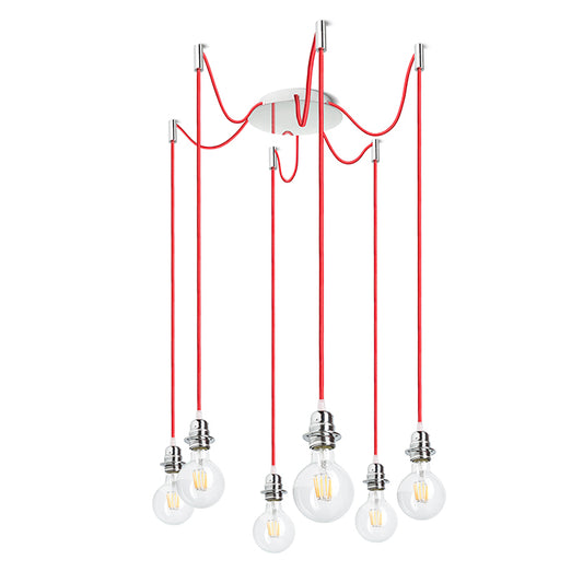 KOMBIX 6 závěsná sada CHZ+ČEK+CHO 230V LED E27 6x15W