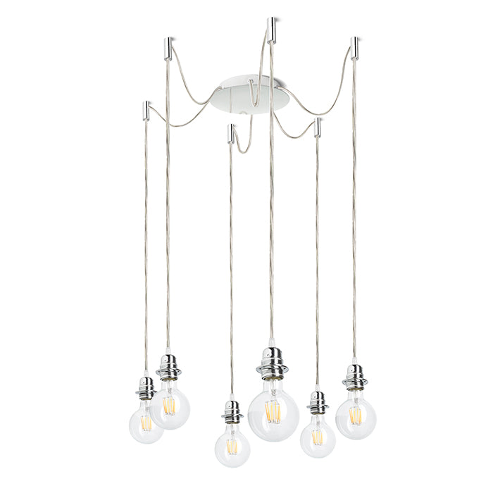 KOMBIX 6 závěsná sada CHZ+TK+CHO 230V LED E27 6x15W