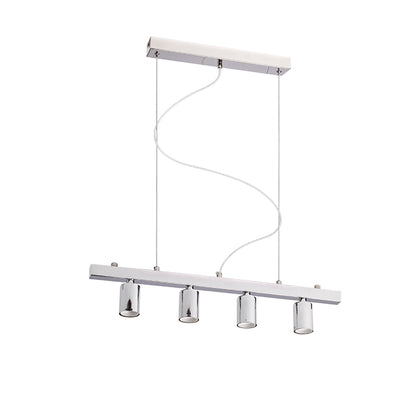 RALLONG IV závěsná základna chrom 230V LED E27 4x15W