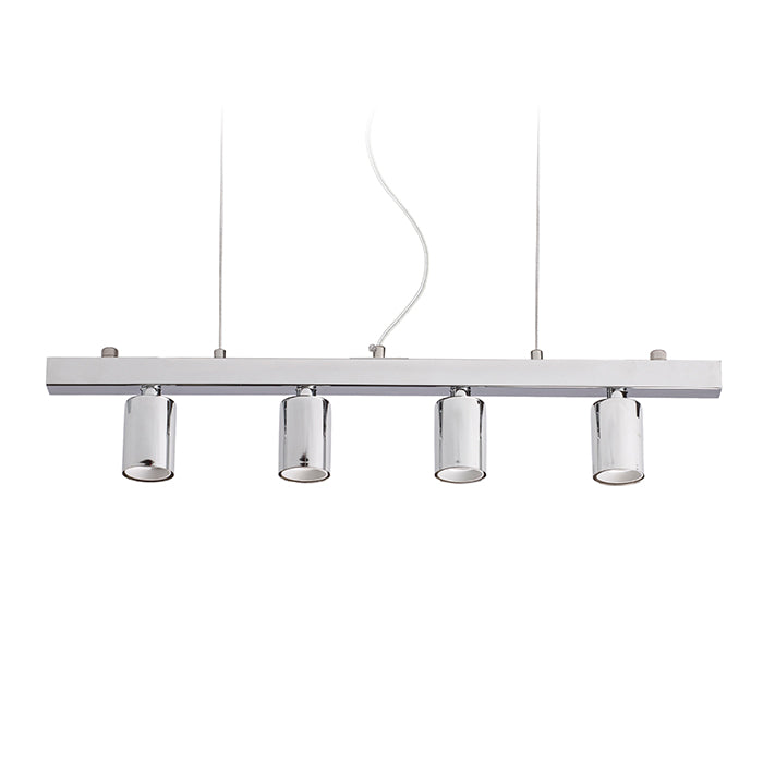 RALLONG IV závěsná základna chrom 230V LED E27 4x15W