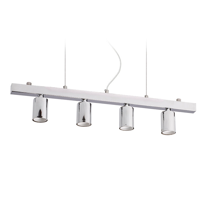 RALLONG IV závěsná základna chrom 230V LED E27 4x15W