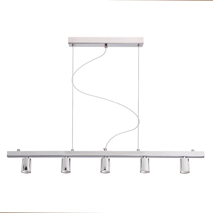 RALLONG V závěsná základna chrom 230V LED E27 5x15W