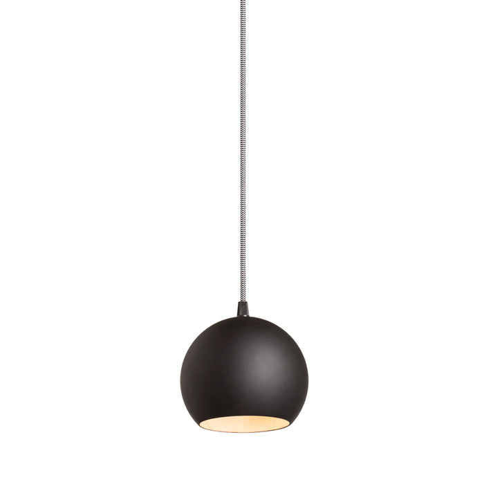 COPA závěsná černá sklo 230V LED E27 11W