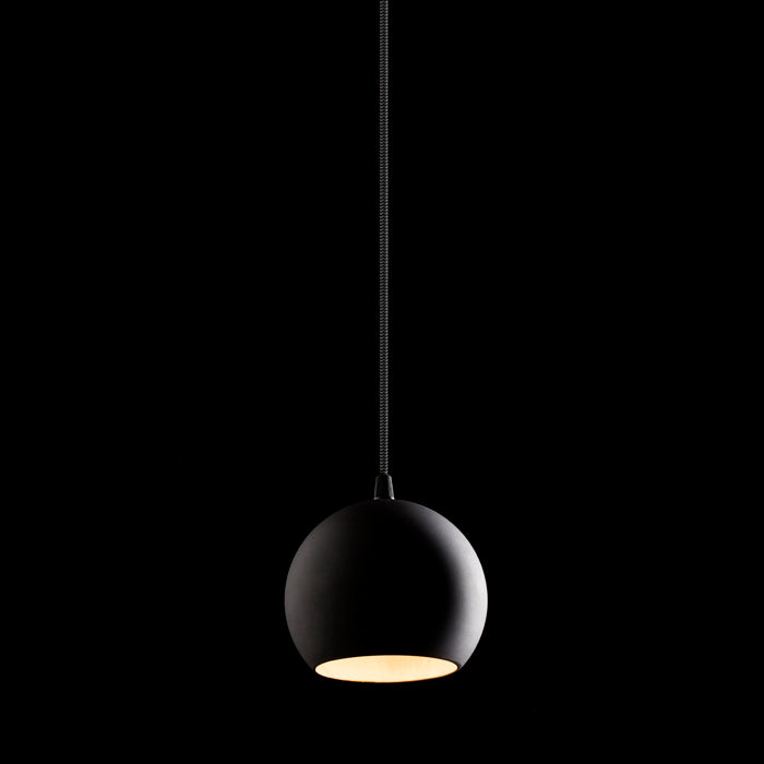 COPA závěsná černá sklo 230V LED E27 11W