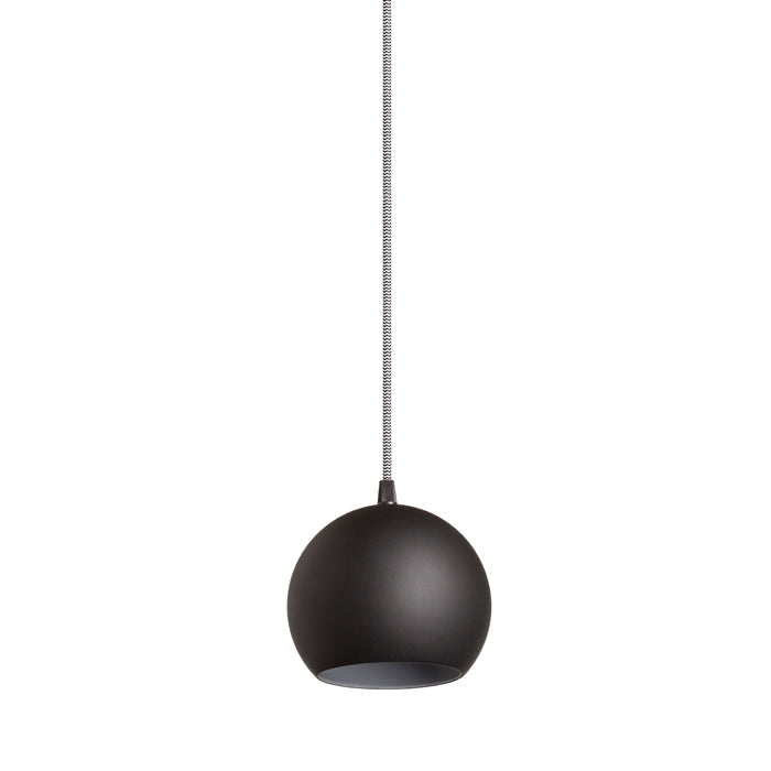 COPA závěsná černá sklo 230V LED E27 11W