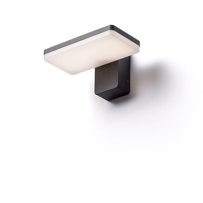 RINA nástěnná antracitová 230V LED 12W IP65 3000K