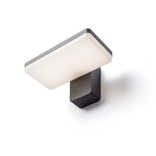 RINA nástěnná antracitová 230V LED 12W IP65 3000K