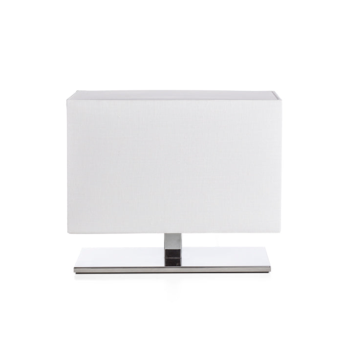 PLAZA S stolní bílá chrom 230V LED E27 15W