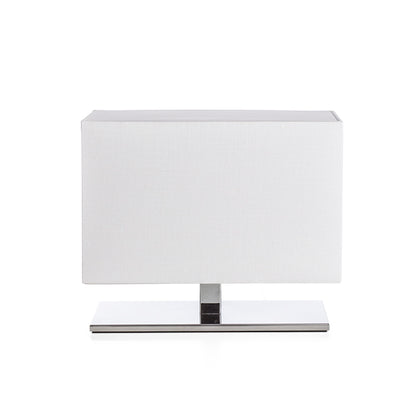 PLAZA S stolní bílá chrom 230V LED E27 15W