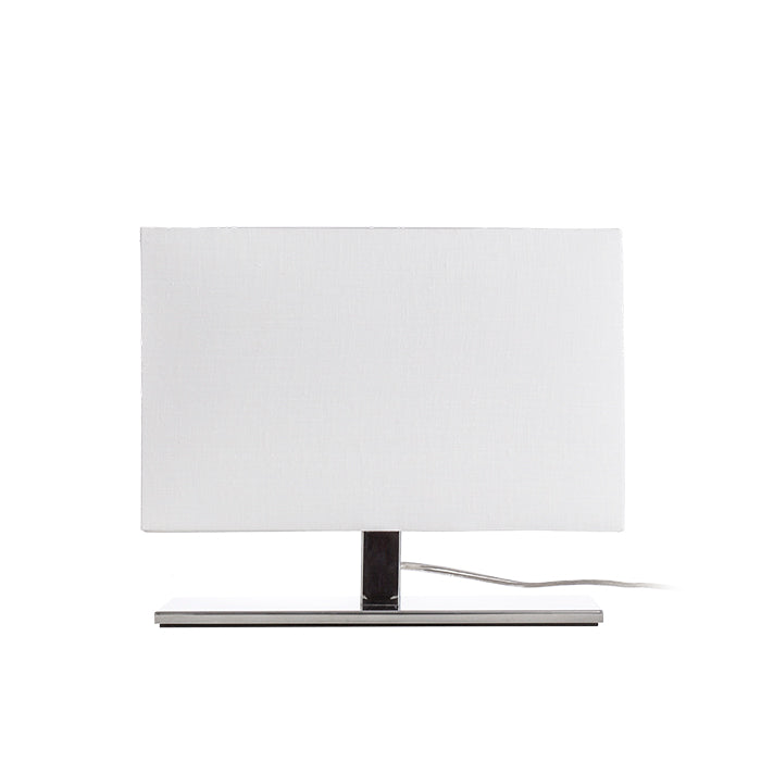 PLAZA S stolní bílá chrom 230V LED E27 15W