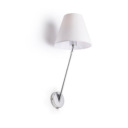 SILENCE nástěnná bílá chrom 230V LED E27 15W