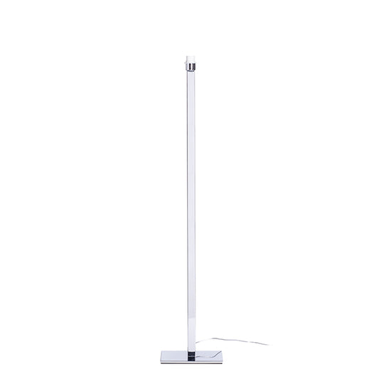 PLAZA stojanová bílá chrom 230V LED E27 15W