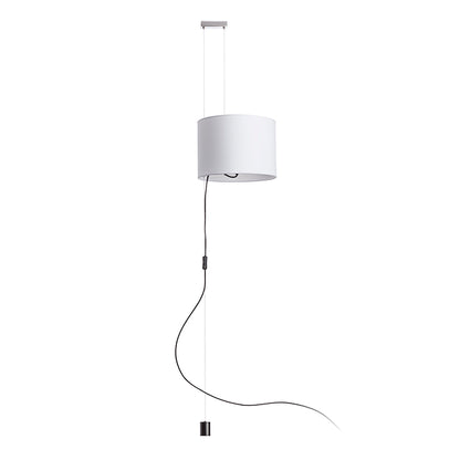 BROADWAY závěsná posuvná bílá chrom 230V LED E27 15W