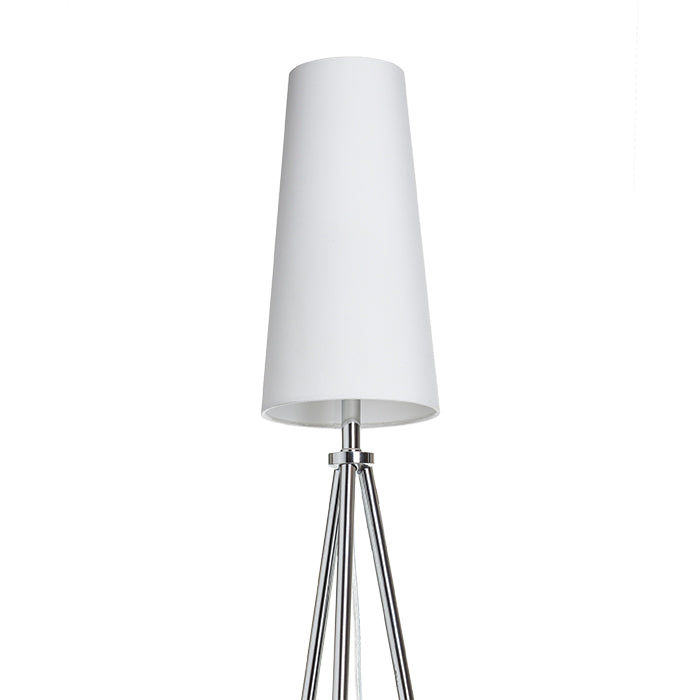 NYC TRIPOD stojanový podstavec chrom 230V LED E27 15W