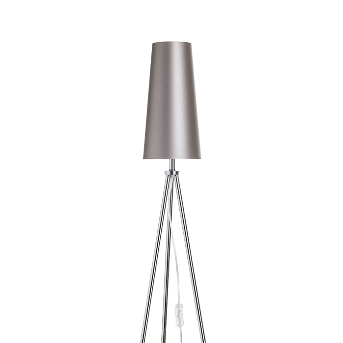 NYC TRIPOD stojanový podstavec chrom 230V LED E27 15W