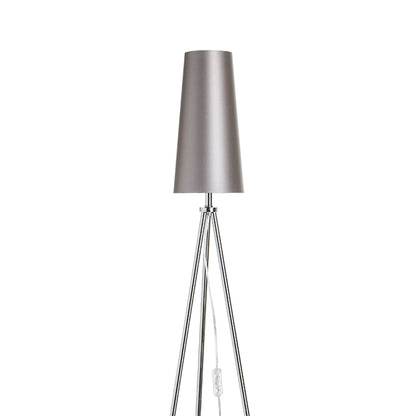 NYC TRIPOD stojanový podstavec chrom 230V LED E27 15W