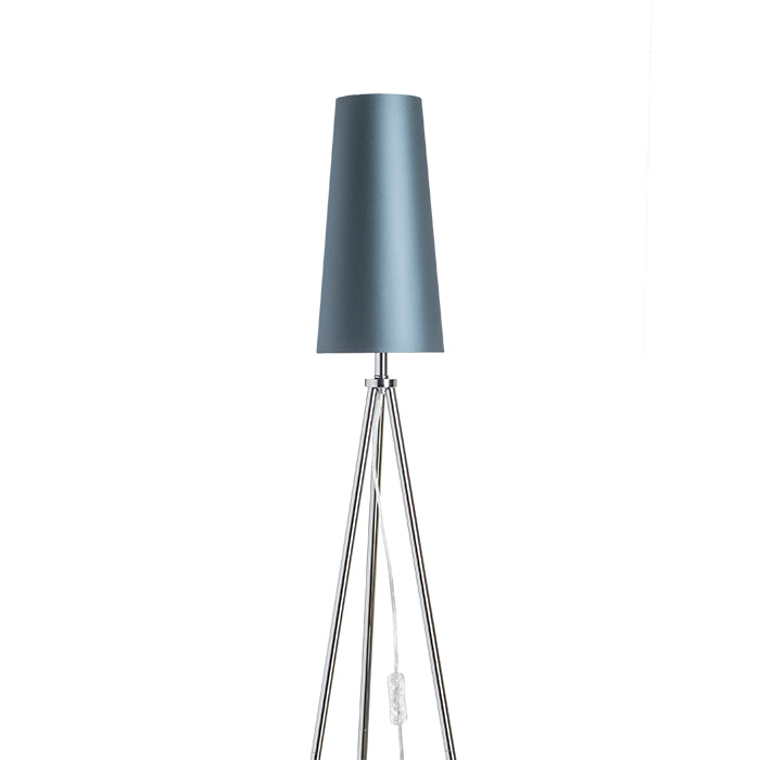 NYC TRIPOD stojanový podstavec chrom 230V LED E27 15W