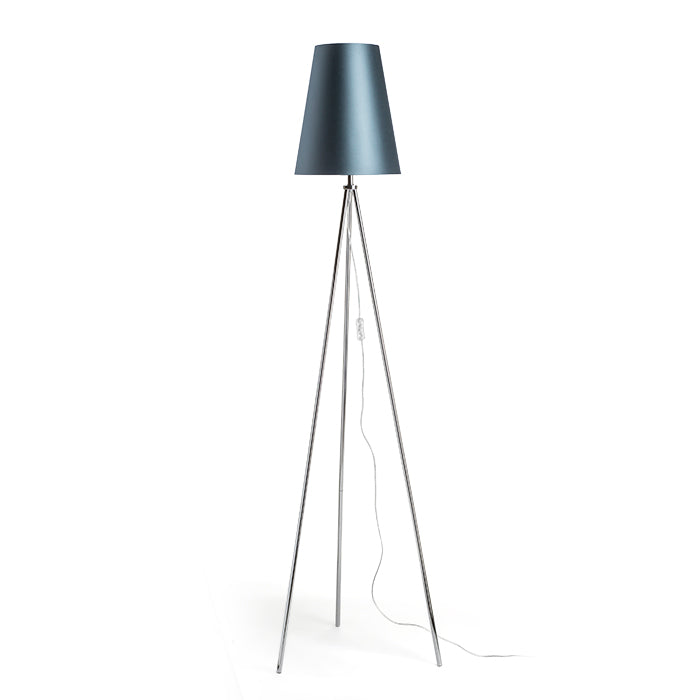 NYC TRIPOD stojanový podstavec chrom 230V LED E27 15W