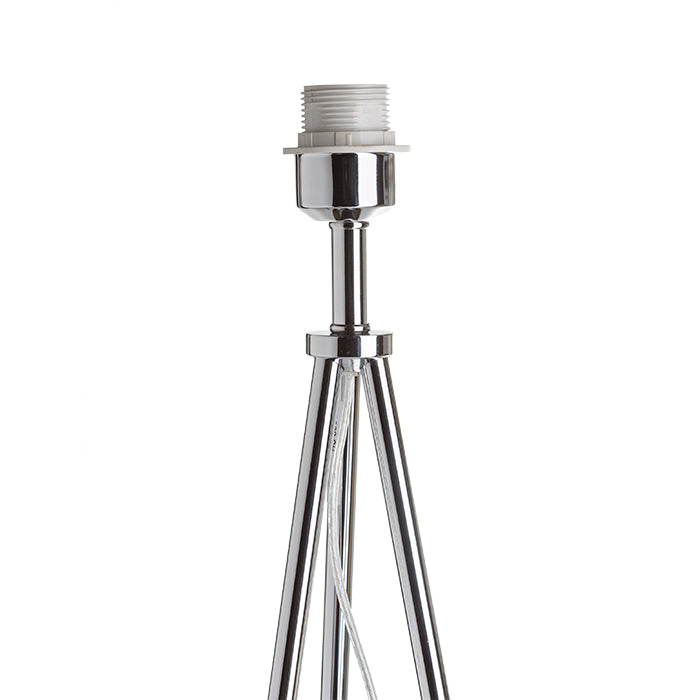 NYC TRIPOD stojanový podstavec chrom 230V LED E27 15W