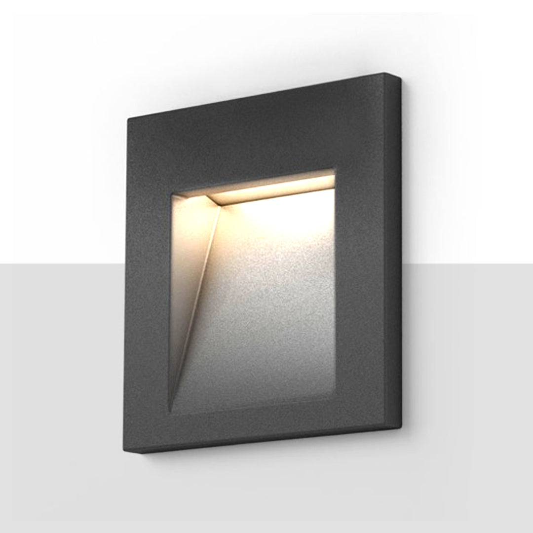 TESS SQ zápustná stříbrnošedá 230V LED 3W IP54 3000K
