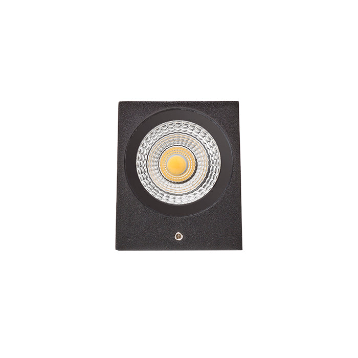 KUBI II antracitová 230V LED 2x3W 56° IP54 3000K
