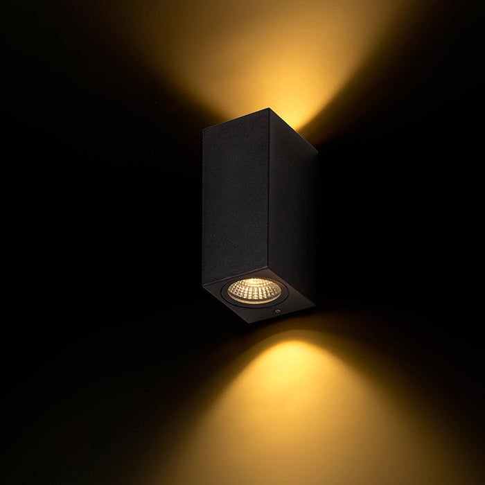 KUBI II antracitová 230V LED 2x3W 56° IP54 3000K