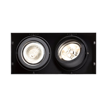 ELECTRA II černá 12V LED G53 2x15W