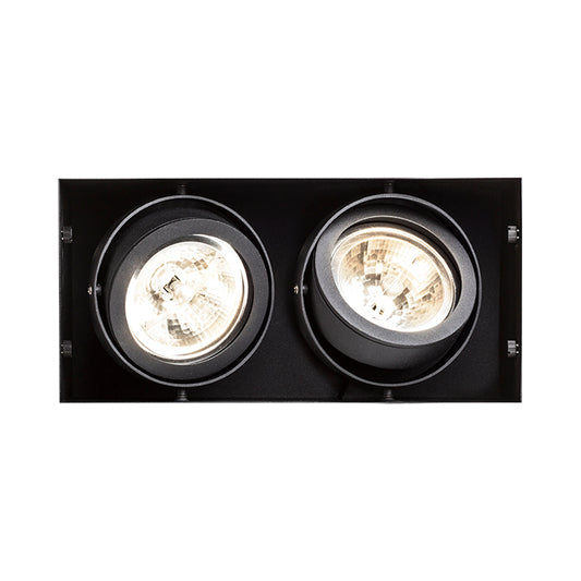 ELECTRA II černá 12V LED G53 2x15W