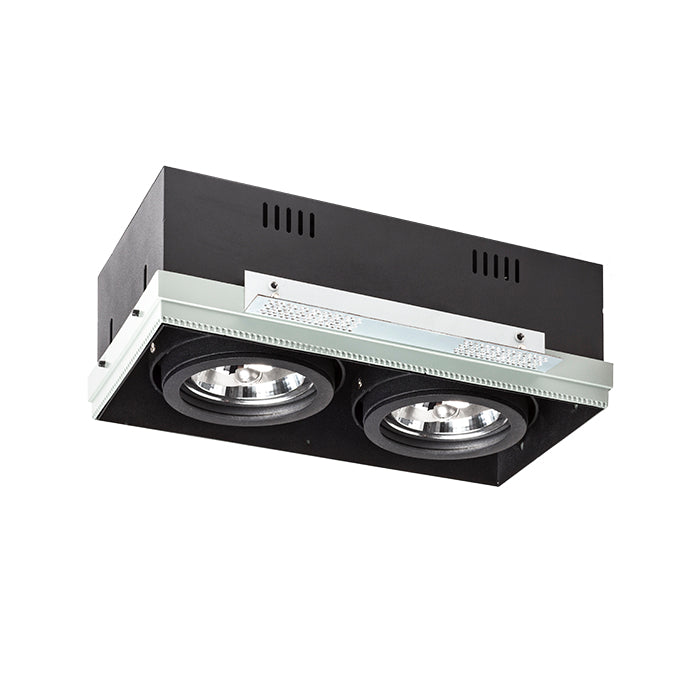 ELECTRA II černá 12V LED G53 2x15W
