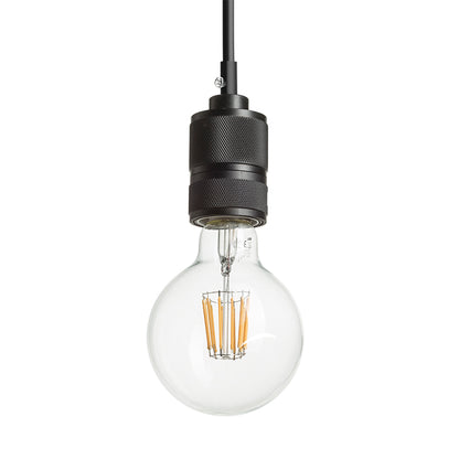 CINDY VI závěsná černá 230V LED E27 6x15W