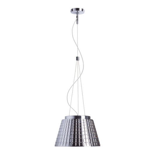 CORONA závěsná chromované sklo 230V LED E27 15W