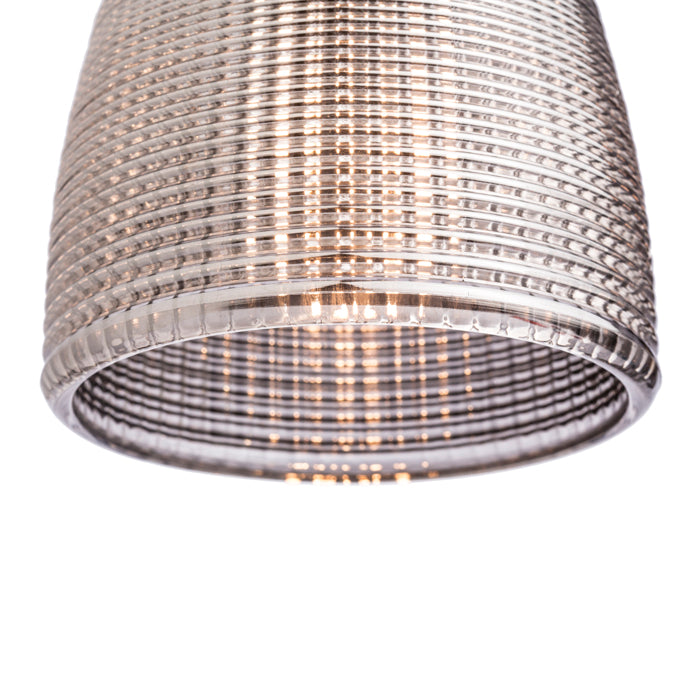 AZRIA závěsná kouřové sklo 230V LED G9 5W