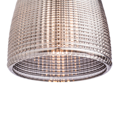 AZRIA závěsná kouřové sklo 230V LED G9 5W