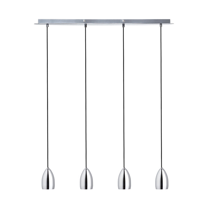 BABADES IV závěsná chrom 230V GU10 4x35W