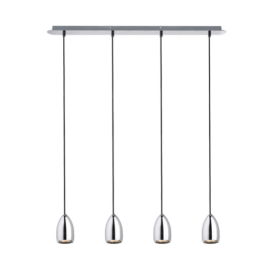 BABADES IV závěsná chrom 230V GU10 4x35W