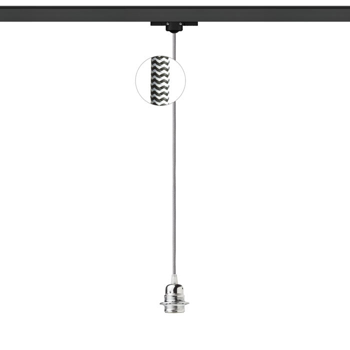 ELISA pro tříokr. lištu ČA+Č/BK+CHO 230V LED E27 15W