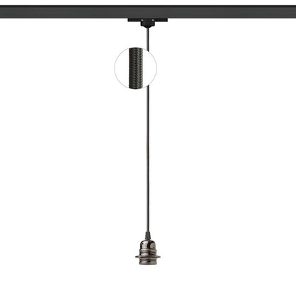 ELISA pro tříokr. lištu ČA+ČK+ČCHO černá 230V LED E27 15W