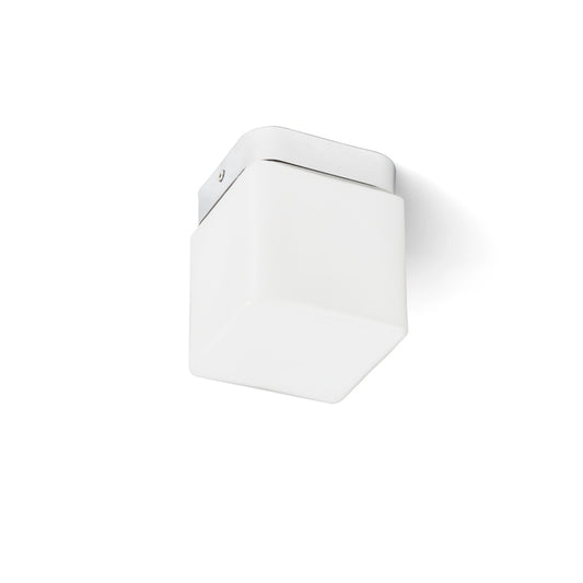 ESICA SQ stropní chrom 230V LED 6W IP44 3000K